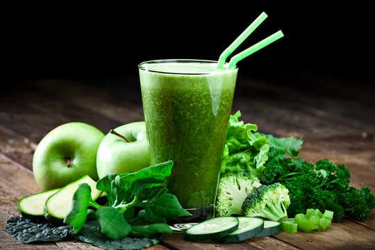 Apple Brocolli Green Drink