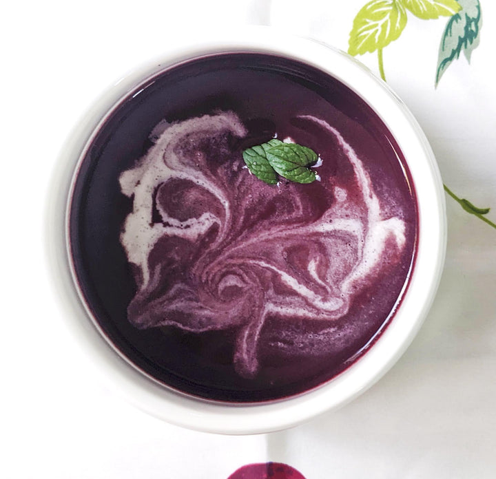 Chilled Blueberry Soup