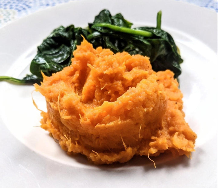 Mashed Sweet Potatoes with Miso